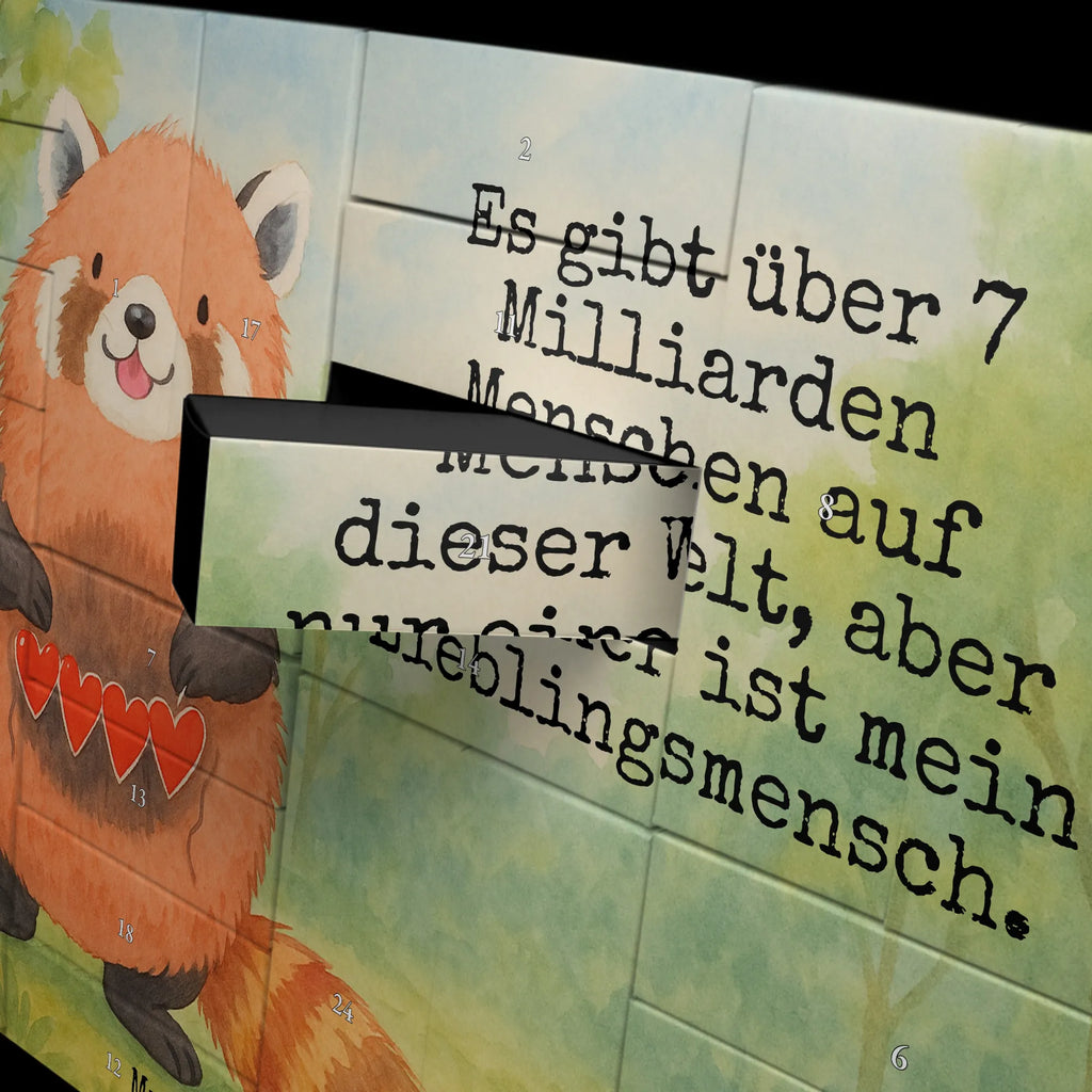 Fillable advent calendar red panda Design Advent calendar, Advent calendar 2020, self filling, Advent calendar women, Advent calendar men, small animals, cute, funny, cute animal motives, hand drawn, small world, funny sayings, good mood, happy, gifts, gift ideas, special gifts, animal lover, card, red, Panda, heart, love, darling, favourite person