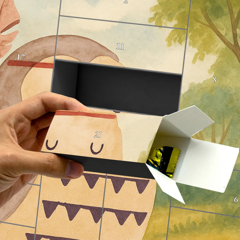 Fillable advent calendar Owl feather headdress Design gift ideas, birthday present, forest animal, bird, nocturnal, illustrated, romantic gift, owl decor, Feather decoration, Travel saying, Beautiful saying, Decoration, Life is an adventure, Indian saying, Owl decoration