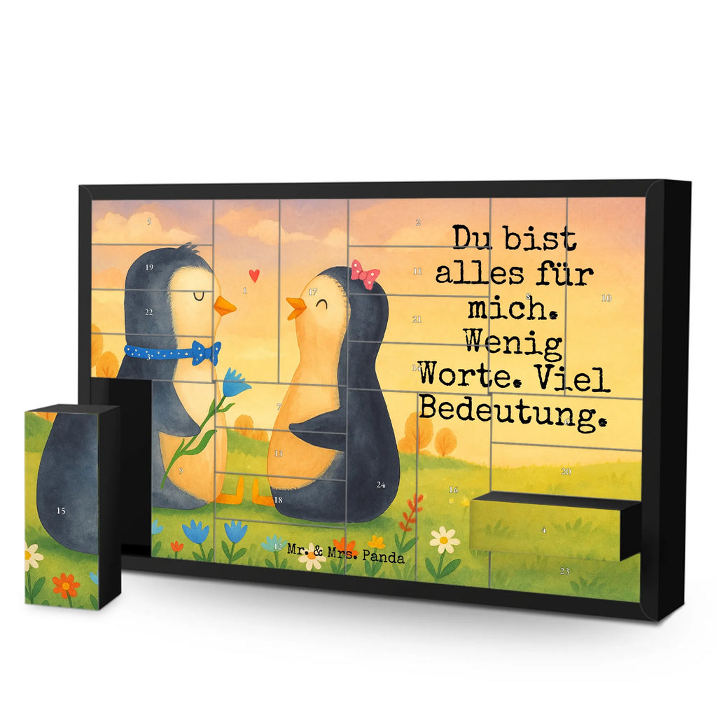 Fillable advent calendar Penguin pair Design North Pole, Penguins, great love, love gift, penguins, wedding gift, wedding, proof of love, anniversary, wedding day, lovers, dream couple