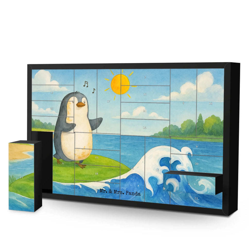 Fillable advent calendar Penguin surfer Design North Pole, Penguins, wave riding, surfers, penguins, surfing, waves, holidays