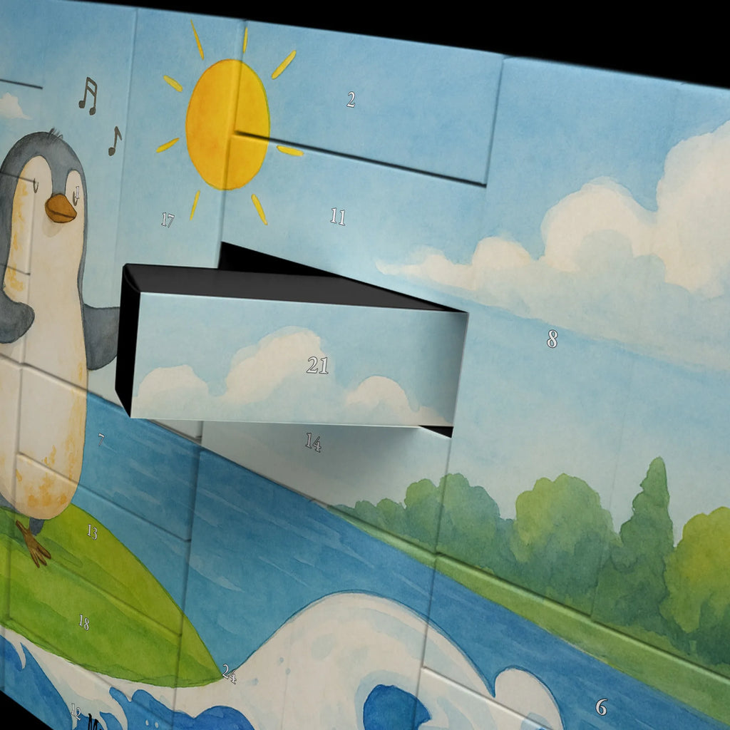 Fillable advent calendar Penguin surfer Design North Pole, Penguins, wave riding, surfers, penguins, surfing, waves, holidays