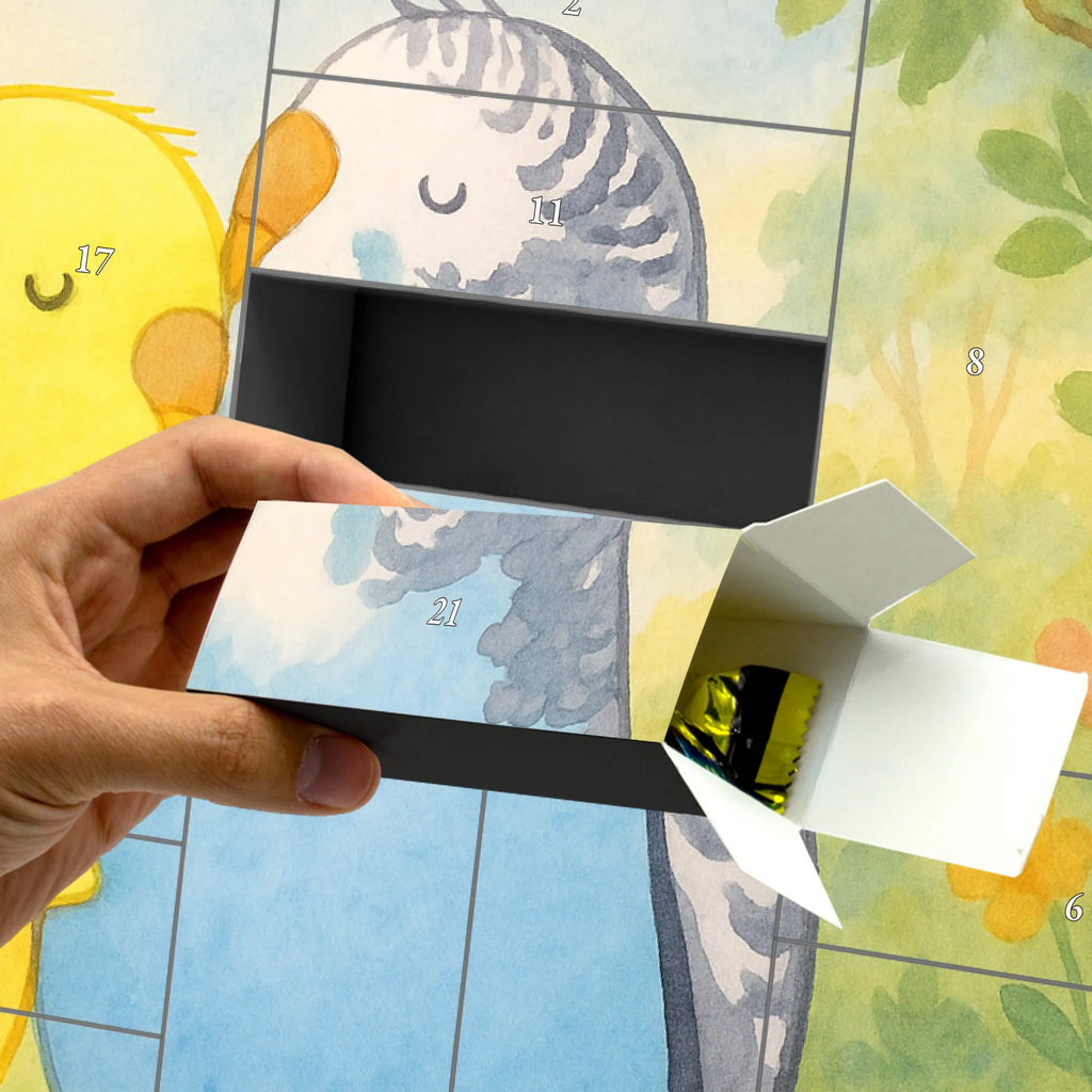 Fillable advent calendar Parakeets in love Design Advent calendar women, Advent calendar, self filling, Advent calendar 2020, Advent calendar men, Love, Loving, Two, Together, Marriage, Engagement, Proposal of marriage, Love gift, gift for her, gift for him, anniversary gift, birds, closeness, love, cuddling, budgie, trust