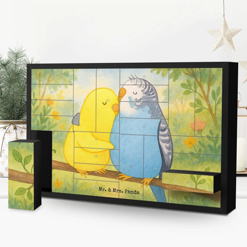 Fillable advent calendar Parakeets in love Design Advent calendar women, Advent calendar, self filling, Advent calendar 2020, Advent calendar men, Love, Loving, Two, Together, Marriage, Engagement, Proposal of marriage, Love gift, gift for her, gift for him, anniversary gift, birds, closeness, love, cuddling, budgie, trust