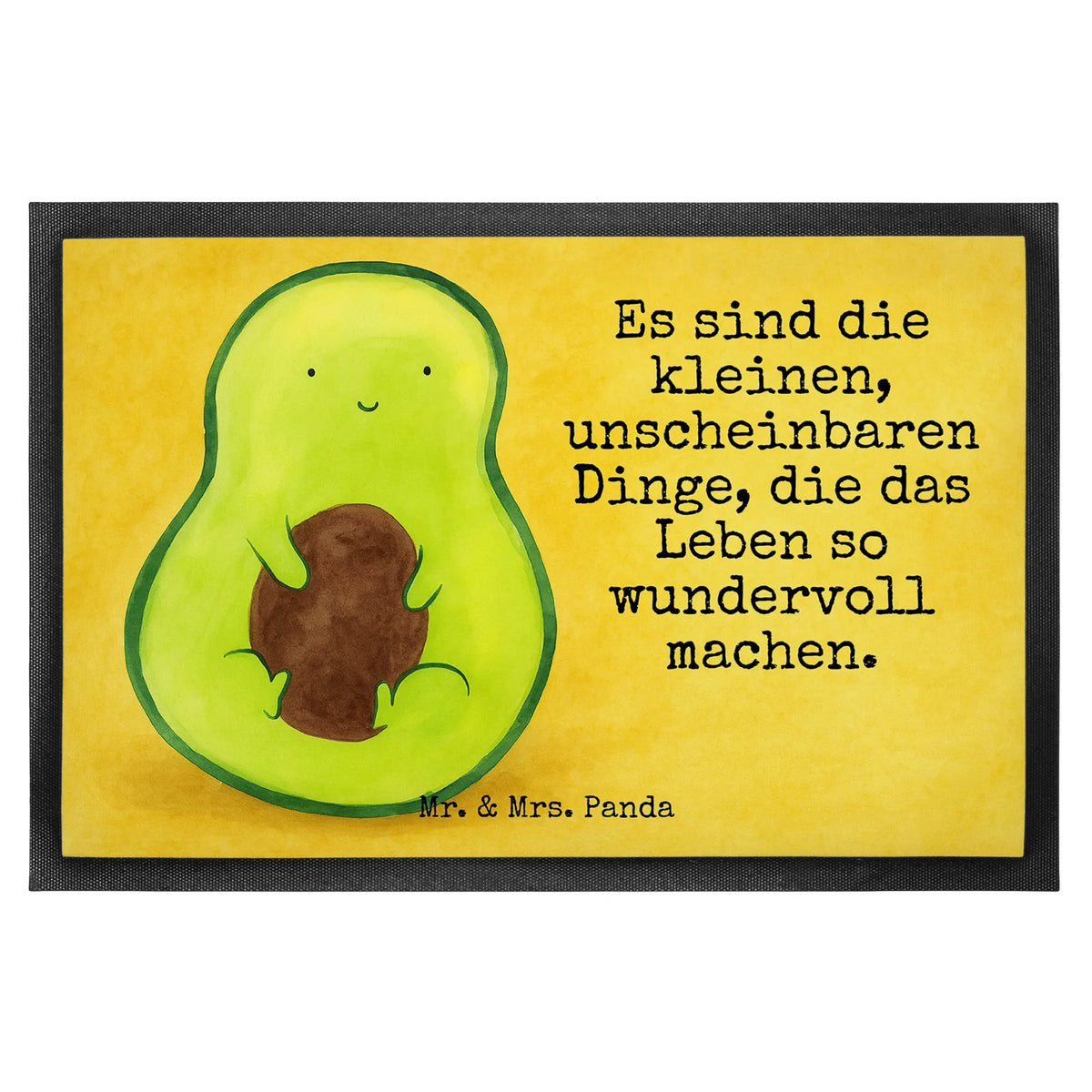 Doormat avocado core Design vegetables, plant, saying life, seed, avocado seed