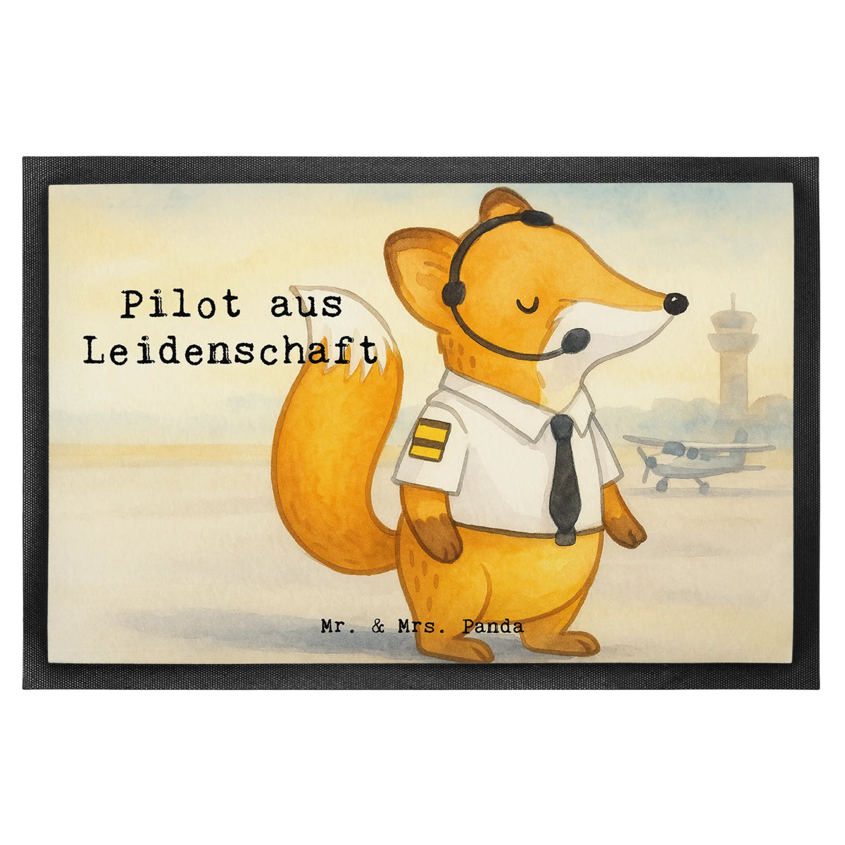 Doormat Pilot Passion Design gift, sayings, gift idea, best, farewell gift, passing exam, anniversary, retirement, promotion, job start, profession