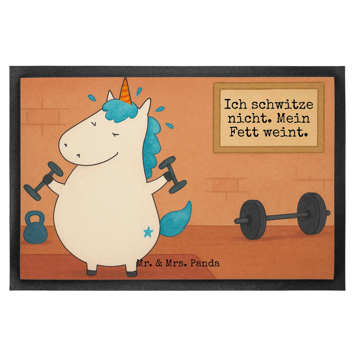 Fußmatte Einhorn Fitness Design Schmutzfangmatte, außenmatte, Sauberlaufmatte, Türmatte, Abtretmatte, Eingangsteppich, hausmatte, Bodenvorleger, Haustürmatte, Outdoor-Matte, abstreifer, Gummimatte, teppichmatte, Schmutzfänger, Gummi-Fußmatte, Fussmatte, matte haustür, Türvorleger, bodenmatte, flurmatte, Fußabstreifer, Fußabtreter, Schmutzfangteppich, Schmutzmatte, Eingangsmatte, Vorleger, fußmatte, Abtreter, Schuhabstreifer, Unicorn, Einhorn Deko, Einhörner, Einhorn, Gym, Sport, Fitness, Abnehmen, Diät, Pumpen, Fitnessstudio, Geräte, Sixpack