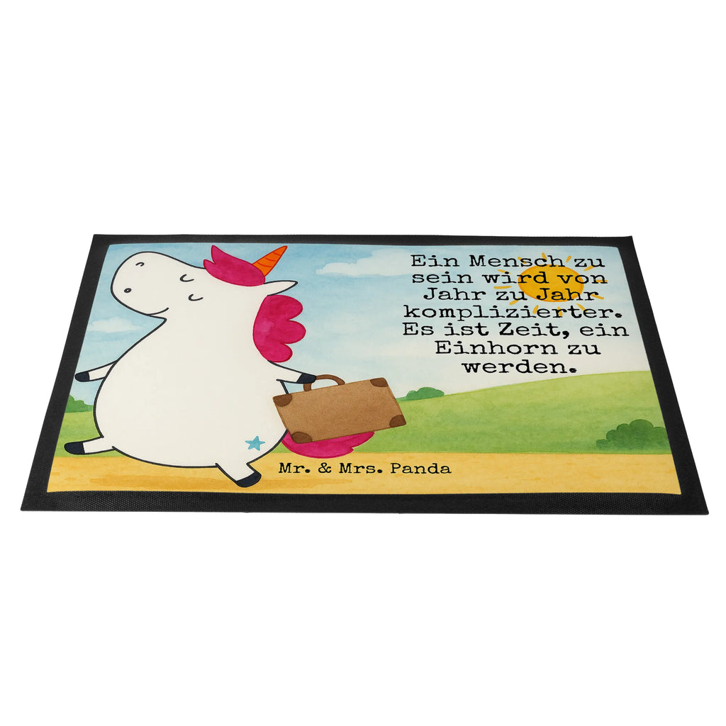 Doormat unicorn Suitcase Design Fußabtreter, Schmutzfangmatte, Fußmatte outdoor, Türmatte, Schmutzfänger, Schmutzfangmatte waschbar, Motivfußmatte, Fußmatte waschbar, Fußmatten, Fußmatte außen, Fußmatte innen, Türvorleger, Gummi Matte, Schmutzmatte, Fussmatten, Fußmatte außen wetterfest, Fußabstreifer, Eingangsteppich, Schmutzfangteppich, Sauberlaufmatte, Vorleger, Gummimatte, Matte, Fußabstreifer außen, Haustürmatte, Fußabtreter außen, Fussmatten online, Einhorn, Einhörner, Einhorn Deko, Unicorn, lustig, Abenteuer, Erwachsen, albern, Gepäck, Koffer, Reise, unicorn, Spaß, Verreisen, witzig, Kind