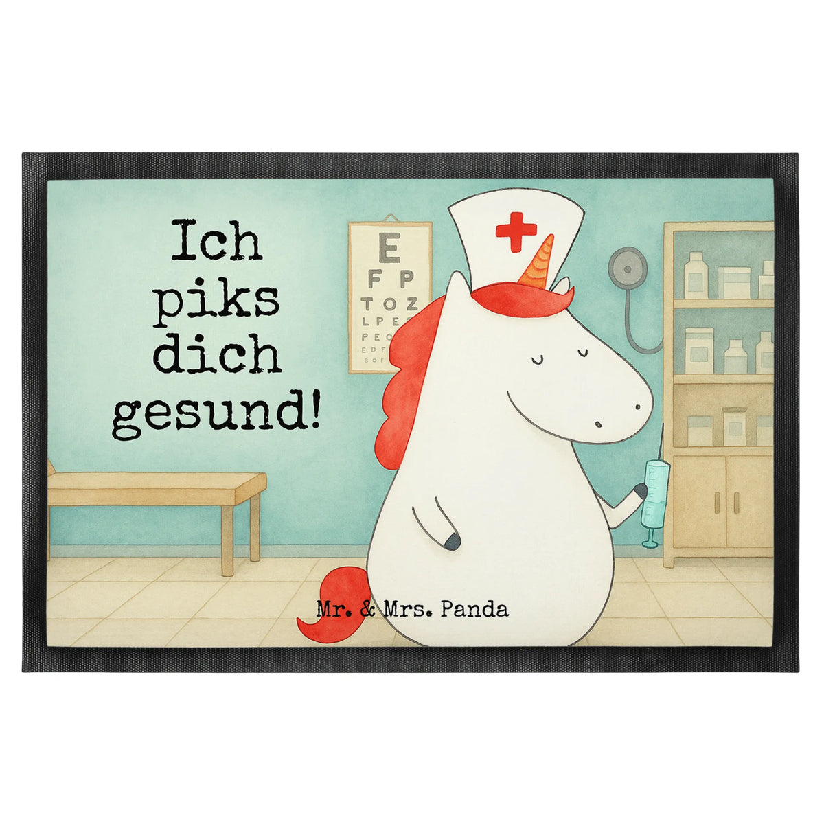 Fußmatte Einhorn Krankenschwester Design Türmatte, Schmutzmatte, bodenmatte, außenmatte, Schuhabstreifer, Fußabstreifer, Gummimatte, matte haustür, flurmatte, Outdoor-Matte, Gummi-Fußmatte, hausmatte, Sauberlaufmatte, Eingangsteppich, Fußabtreter, Türvorleger, Abtretmatte, Haustürmatte, Vorleger, Fussmatte, Schmutzfangmatte, Schmutzfangteppich, Abtreter, fußmatte, Bodenvorleger, teppichmatte, abstreifer, Eingangsmatte, Schmutzfänger, Unicorn, Einhorn Deko, Einhörner, Einhorn, Ärztin Geschenk, Krankenschwester Dankeschön, Krankenpflegerin, Krankenschwester Geschenk, Krankenhaus, Krankenpfleger Geschenk