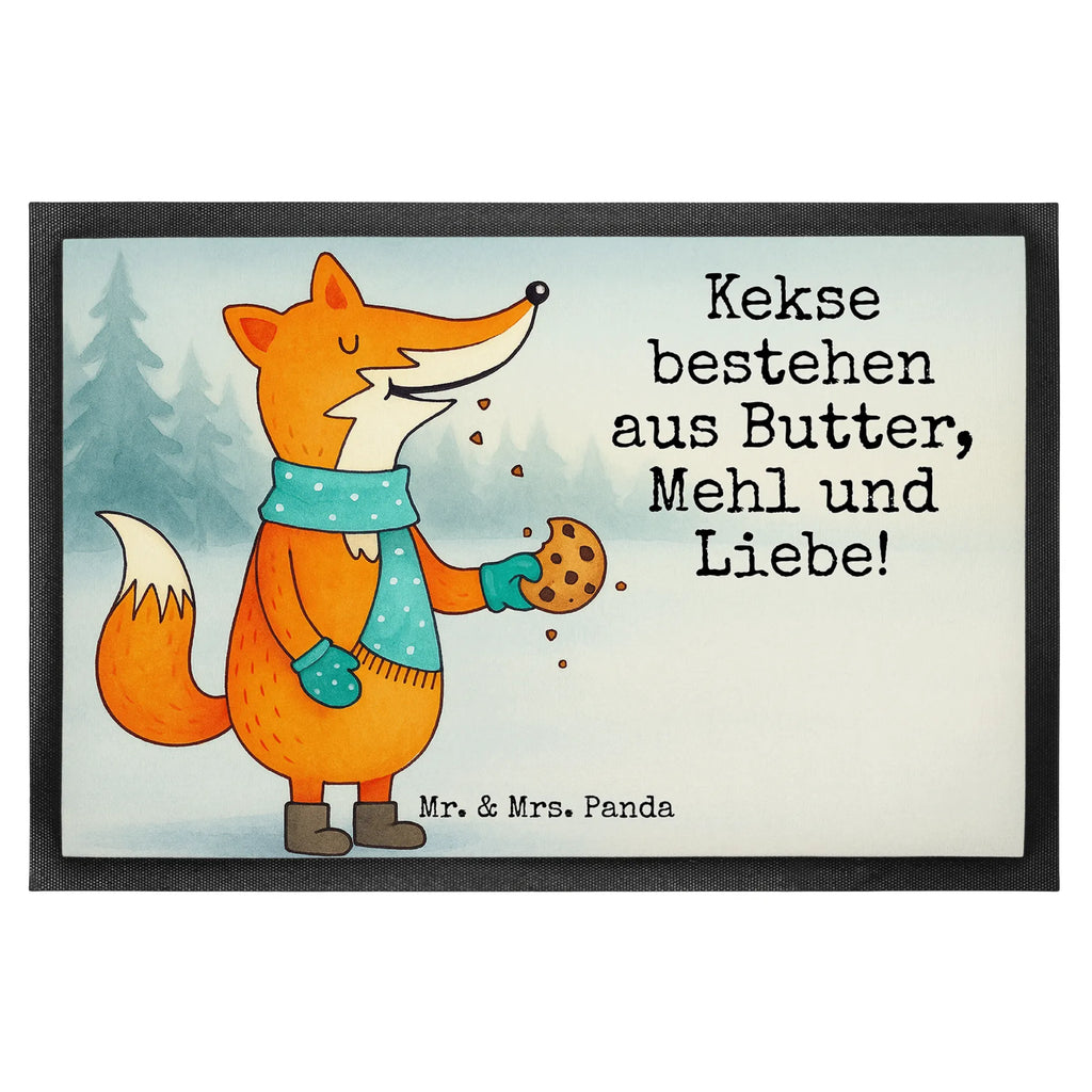 Doormat Fox biscuit Design fox, foxes, forest wildlife, clever as a fox, animal lover, love, christmas time, baking saying, kitchen decoration, winter, christmas present, cookies