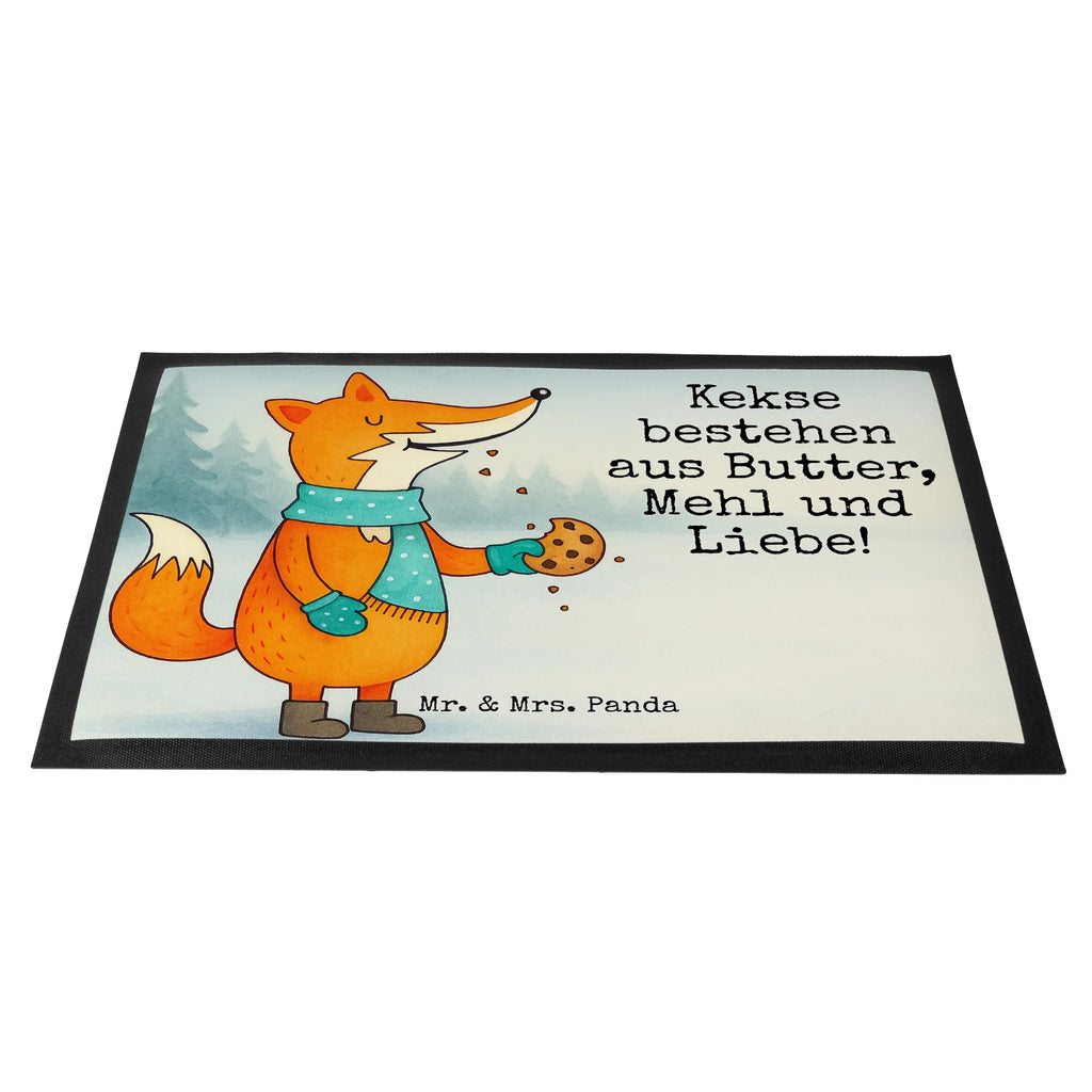 Doormat Fox biscuit Design fox, foxes, forest wildlife, clever as a fox, animal lover, love, christmas time, baking saying, kitchen decoration, winter, christmas present, cookies