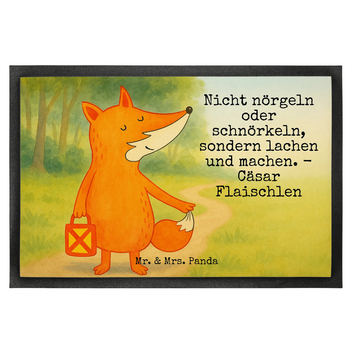 Doormat Fox Lantern Design foxes, forest wildlife, animal lover, clever as a fox, Lovesickness Spell, Cheer up, Lantern parade, Saint Martin, Lantern, Foxes, Caesar Otto Hugo Flaischlen, Spell comforting