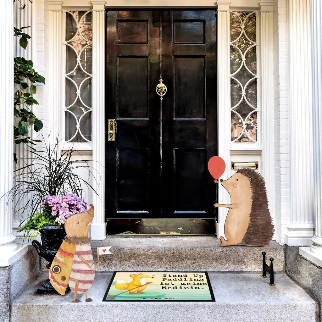 Fußmatte Fuchs Stand Up Paddling Design Fußabstreifer, Matte, Fußmatte innen, Fussmatten, Fußabtreter, Schmutzfangmatte, Schmutzmatte, Türmatte, Sauberlaufmatte, Fußmatte outdoor, Eingangsteppich, Fußmatte außen, Fußmatten, Türvorleger, Fußabtreter außen, Fussmatten online, Schmutzfangteppich, Vorleger, Fußabstreifer außen, Motivfußmatte, Haustürmatte, Schmutzfänger, Gummimatte, Fußmatte außen wetterfest, Gummi Matte, Fußmatte waschbar, Schmutzfangmatte waschbar, Geschenk, Sport, Sportart, Hobby, Schenken, Danke, Dankeschön, Auszeichnung, Gewinn, Sportler, Stand Up Paddling, Paddle Boarding, SUB, subben, Stand up paddle