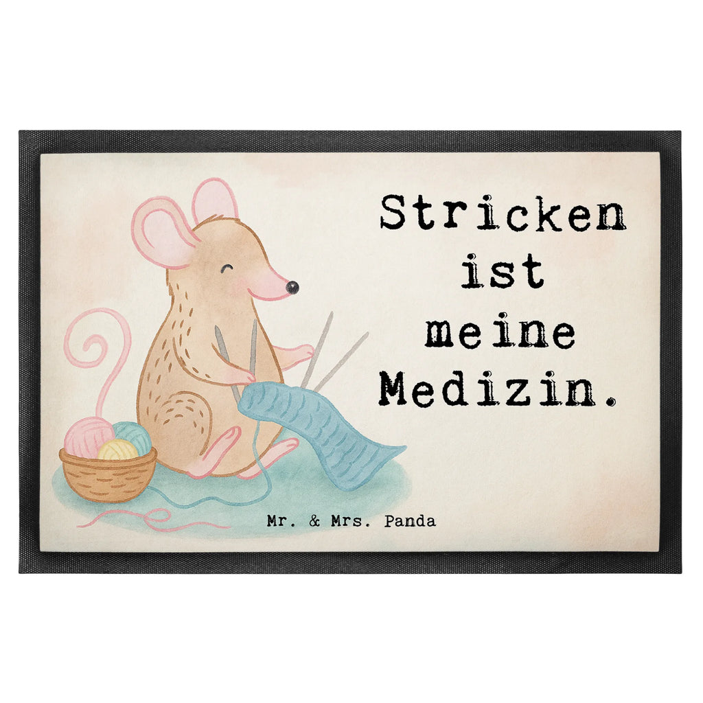 Doormat Mouse Knit Design Gift, sport, hobby, giving, thank you, award, profit, athlete, DIY, Knitting