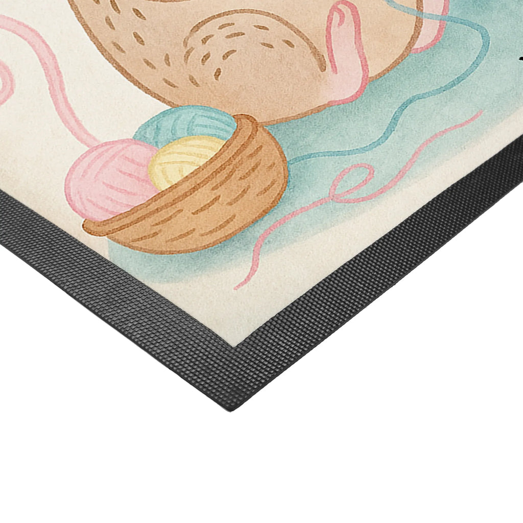 Doormat Mouse Knit Design Gift, sport, hobby, giving, thank you, award, profit, athlete, DIY, Knitting