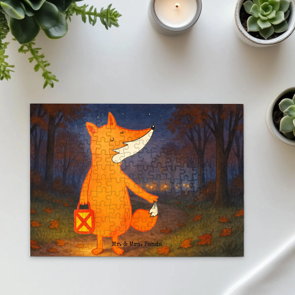 Puzzle Fuchs Laterne Design Puzzle, Fuchs, Spruch Trösten, Laterne, Sankt Martin, Aufmuntern, Liebeskummer Spruch, Cäsar Otto Hugo Flaischlen, Laternenumzug, Füchse