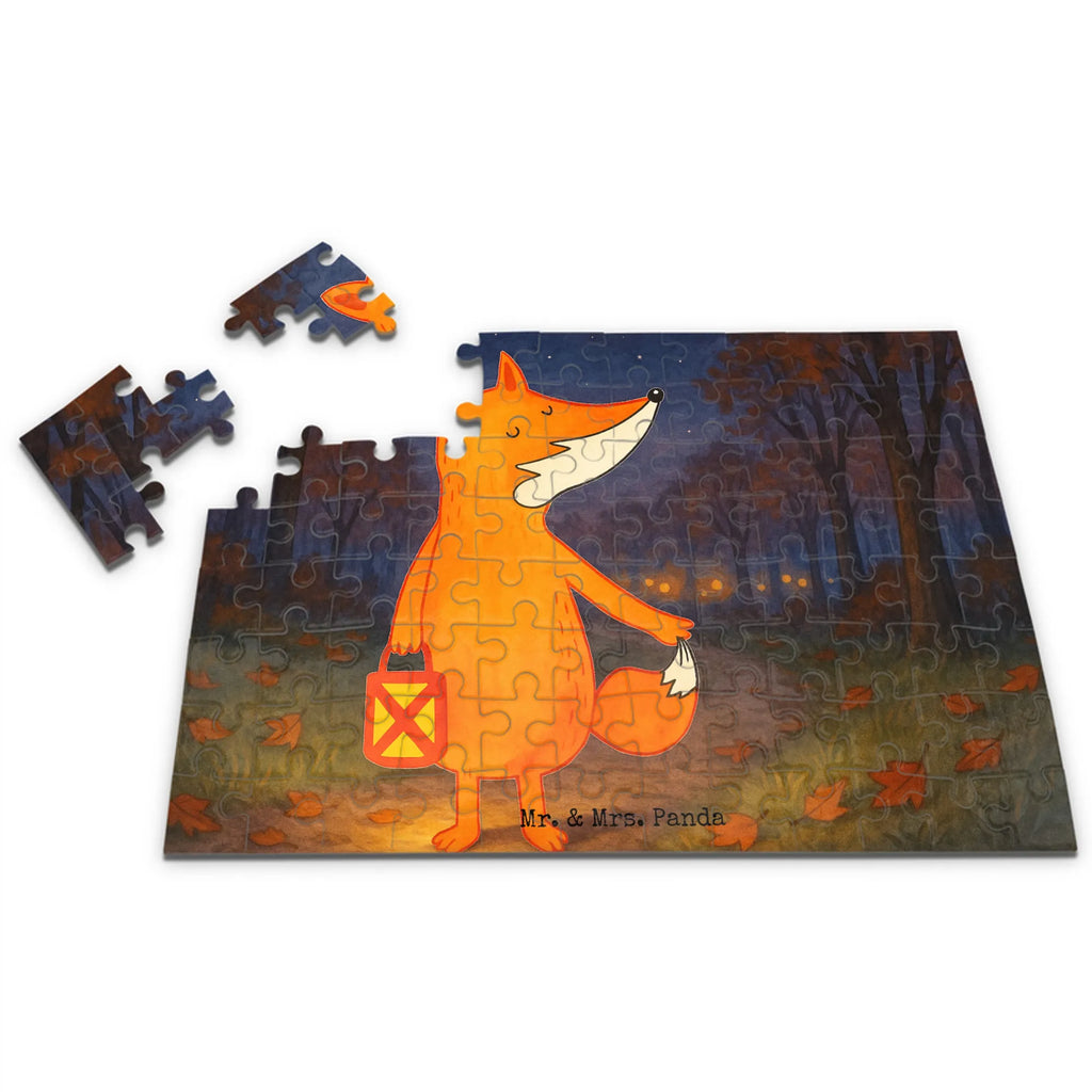 Puzzle Fuchs Laterne Design Puzzle, Fuchs, Spruch Trösten, Laterne, Sankt Martin, Aufmuntern, Liebeskummer Spruch, Cäsar Otto Hugo Flaischlen, Laternenumzug, Füchse