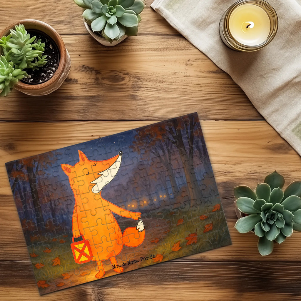 Puzzle Fuchs Laterne Design Puzzle, Fuchs, Spruch Trösten, Laterne, Sankt Martin, Aufmuntern, Liebeskummer Spruch, Cäsar Otto Hugo Flaischlen, Laternenumzug, Füchse