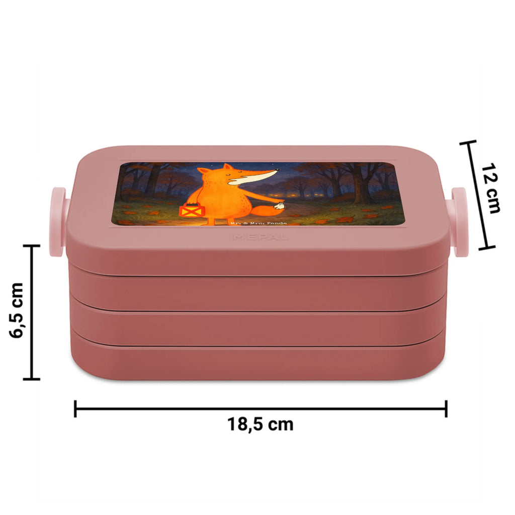 MEPAL Bentobox Fuchs Laterne Design Lunchbox, Brotdose, Bentobox, Fuchs, Sankt Martin, Aufmuntern, Spruch trösten, Laterne, Laternenumzug, Liebeskummer Spruch, Cäsar Otto Hugo Flaischlen, Füchse