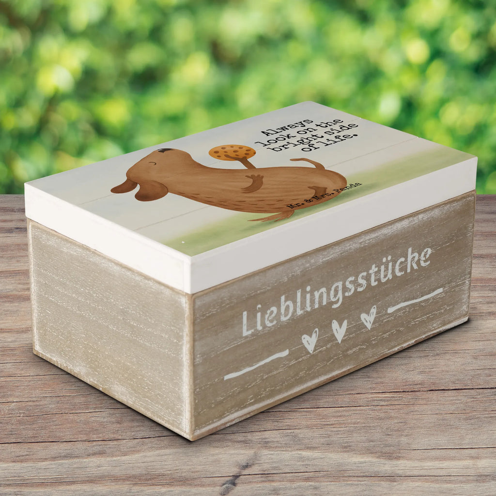 Skrzynia drewniana pies ciastko Design Pies, motyw psa, zwierzę domowe, rasa psa, miłośnik zwierząt, właściciel psa, powiedzenia