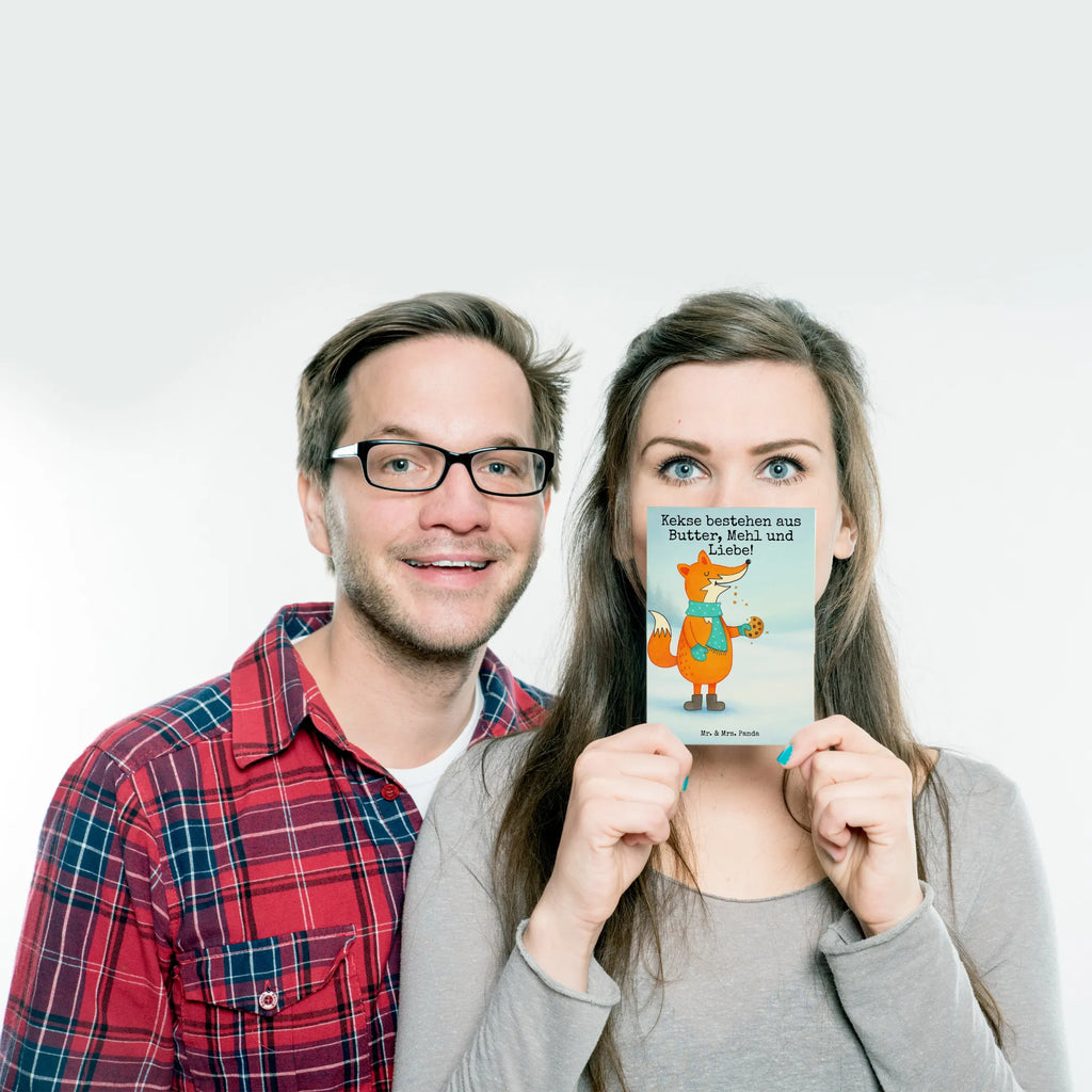 Pocztówka lis ciasteczko Design Lis