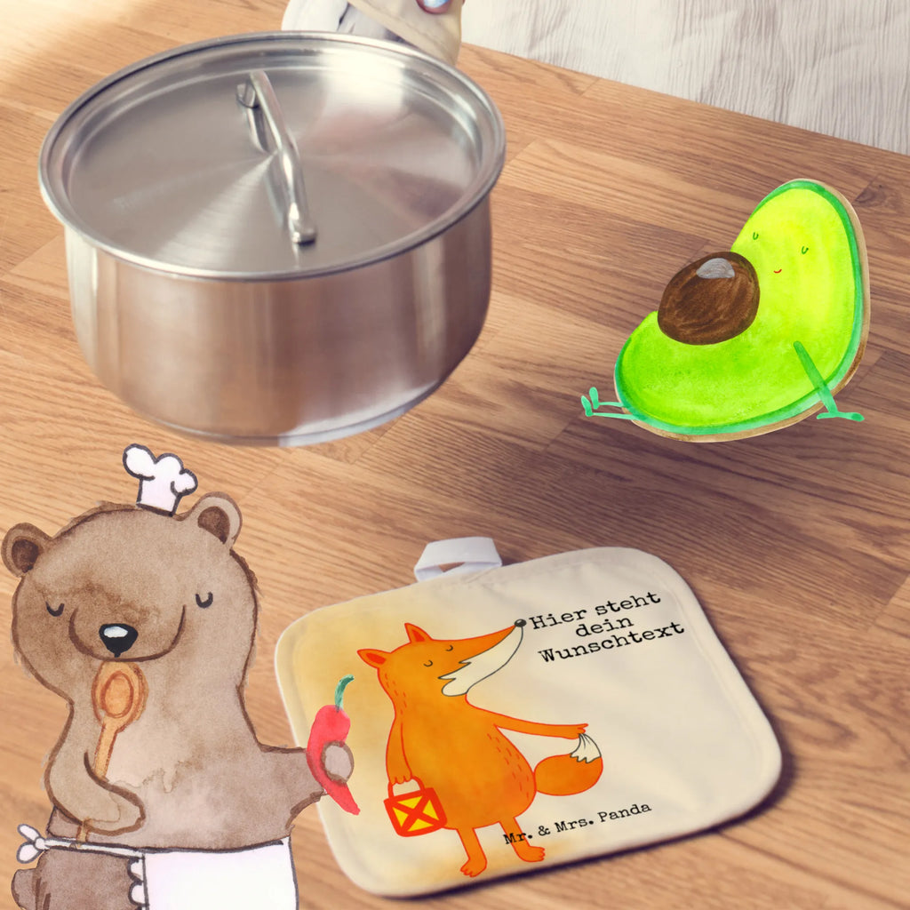 Personalisierte Topflappen Fuchs Laterne Design Personalisierte Topfuntersetzer, Namensaufdruck, Topflappen Set personalisiert, Topflappen personalisiert, Personalisierter Ofenhandschuh, Topflappen mit Namen, Fuchs, Liebeskummer Spruch, Laternenumzug, Aufmuntern, Laterne, Cäsar Otto Hugo Flaischlen, Füchse, Spruch trösten, Sankt Martin