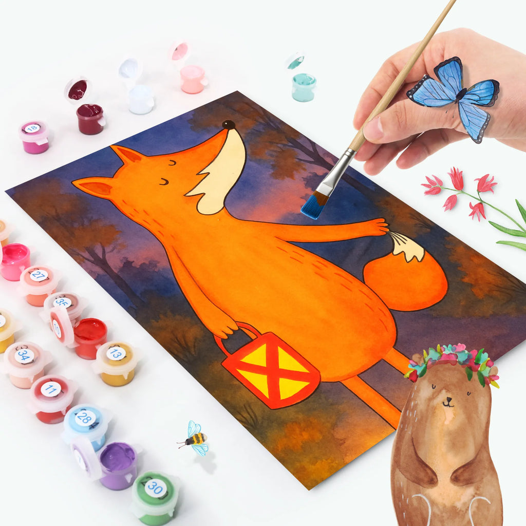 Malen nach Zahlen Fuchs Laterne Design DIY, Ausmalbild, Malen nach Zahlen, Bastelidee, Künstler, Kunstwerk, Kreativität, Malen, Baseln, Fuchs, Sankt Martin, Laternenumzug, Cäsar Otto Hugo Flaischlen, Liebeskummer Spruch, Füchse, Spruch trösten, Laterne, Aufmuntern
