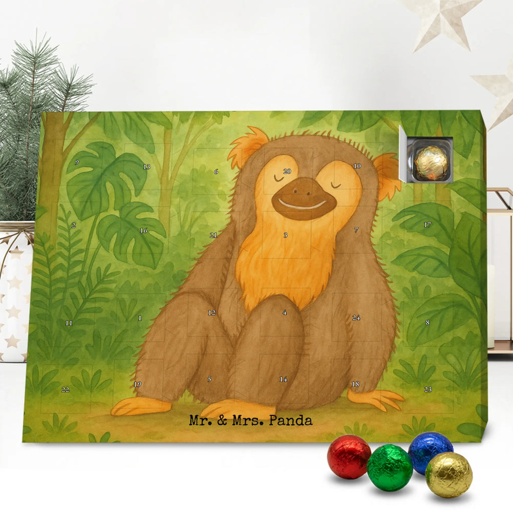 Chocolate advent calendar Monkey Design Africa, self-confidence, respect, monkey, self-esteem, monkeys, self-love