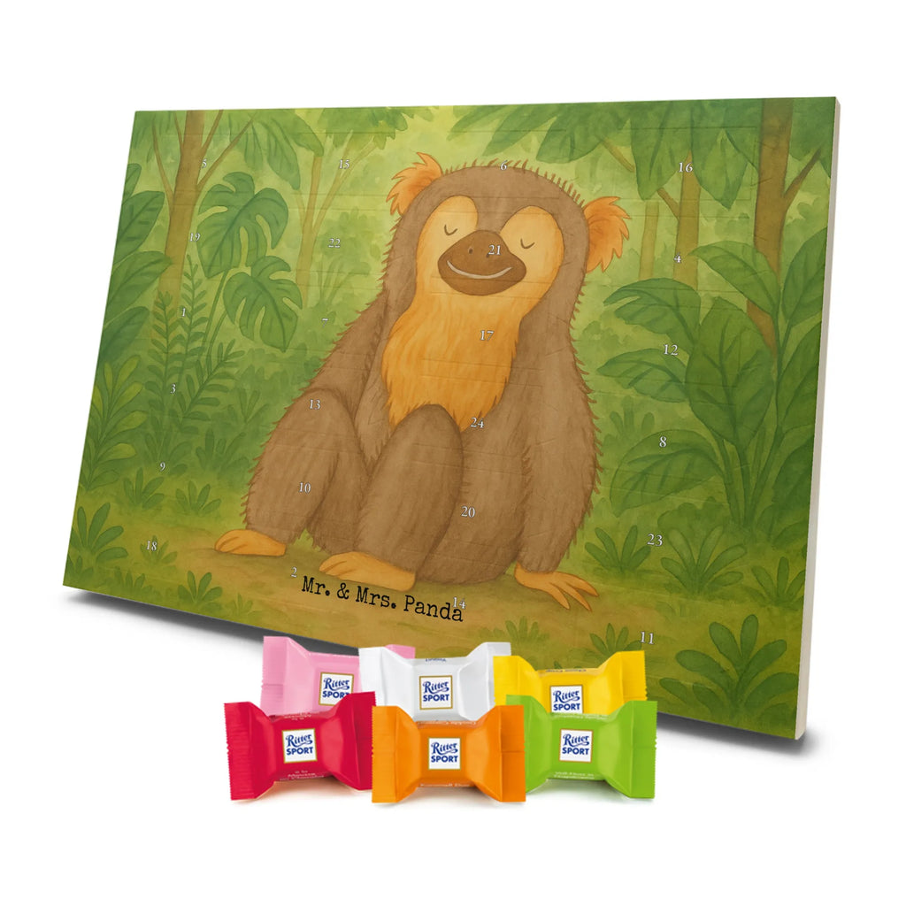 Chocolate advent calendar Monkey Design Africa, self-confidence, respect, monkey, self-esteem, monkeys, self-love