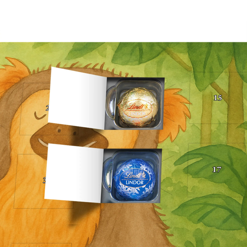 Chocolate advent calendar Monkey Design Africa, self-confidence, respect, monkey, self-esteem, monkeys, self-love