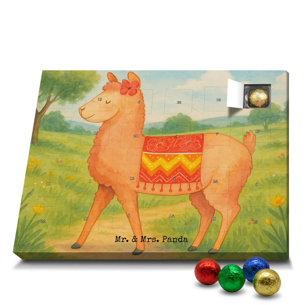 Chocolate advent calendar alpaca Proud Design alpaca, animal, llama, pako, camel, Peru, favourite animal
