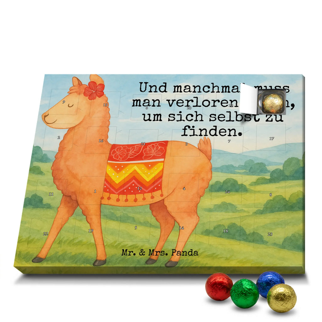 Chocolate advent calendar alpaca Proud Design alpaca, animal, llama, pako, camel, Peru, favourite animal