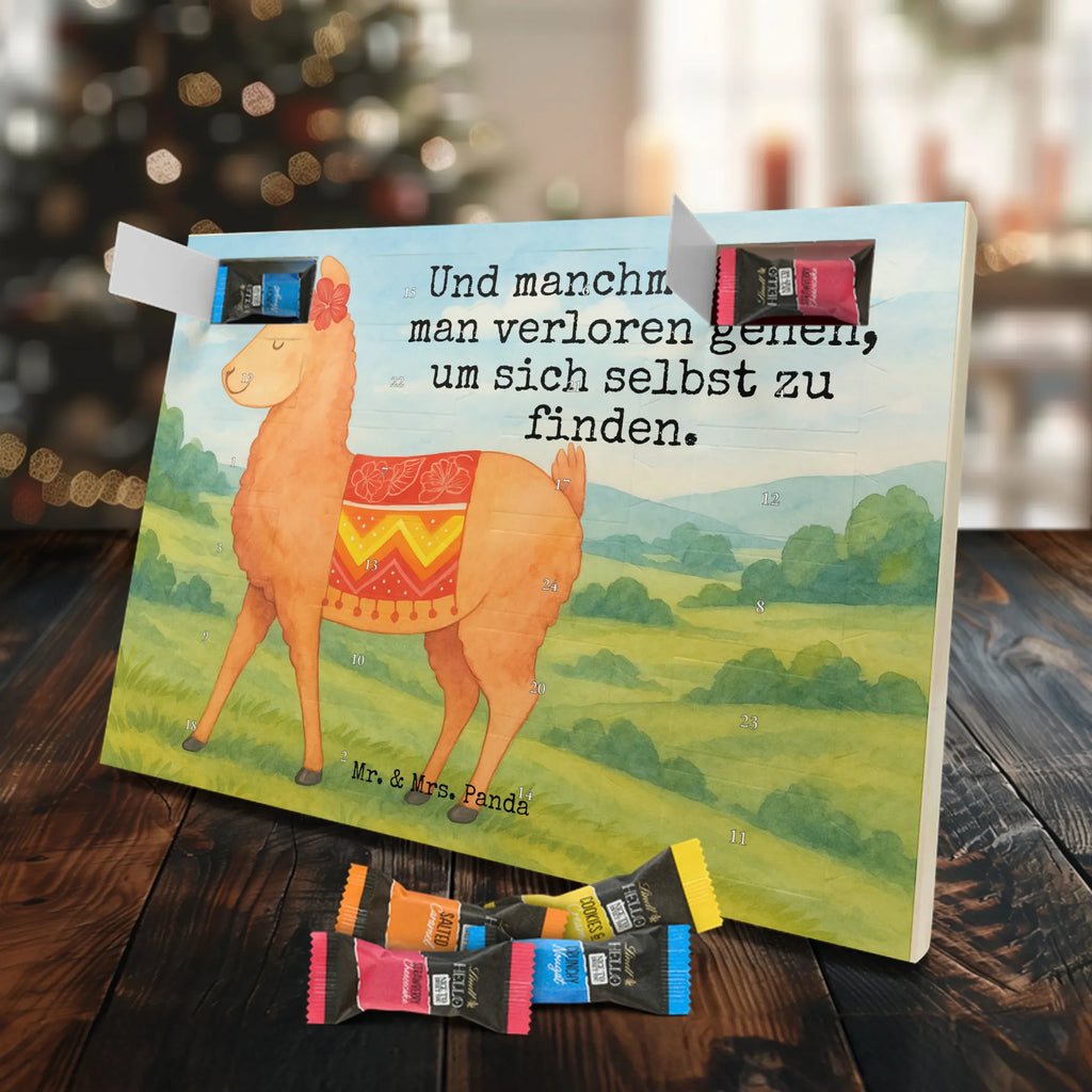 Chocolate advent calendar alpaca Proud Design alpaca, animal, llama, pako, camel, Peru, favourite animal