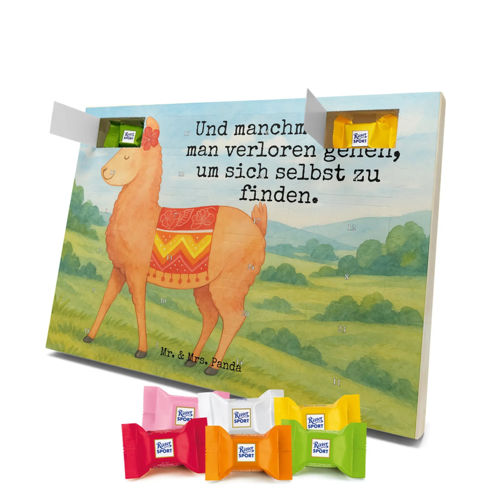 Chocolate advent calendar alpaca Proud Design alpaca, animal, llama, pako, camel, Peru, favourite animal