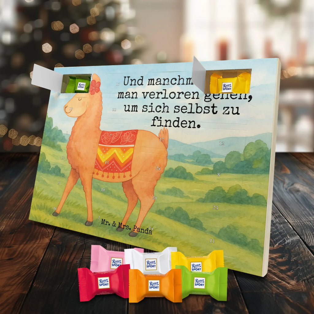 Chocolate advent calendar alpaca Proud Design alpaca, animal, llama, pako, camel, Peru, favourite animal