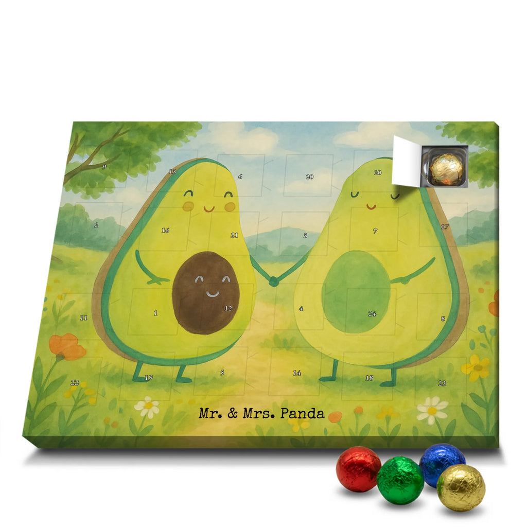 Chocolate advent calendar avocado pair Design vegetables, birth, children, pregnancy, wedding