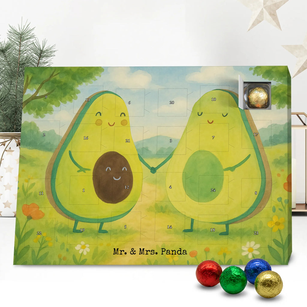 Chocolate advent calendar avocado pair Design vegetables, birth, children, pregnancy, wedding