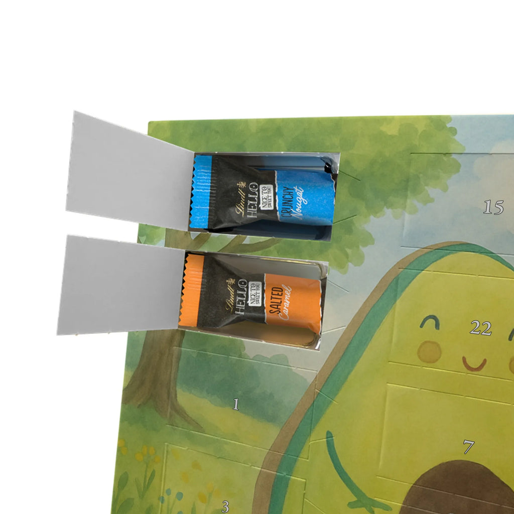 Chocolate advent calendar avocado pair Design vegetables, birth, children, pregnancy, wedding