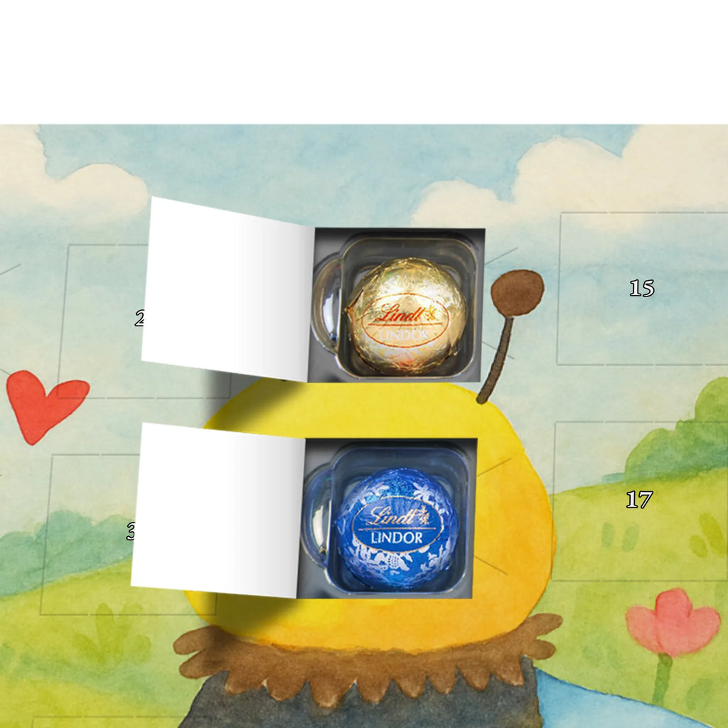 Chocolate advent calendar bee In love Design wasp, bumblebee