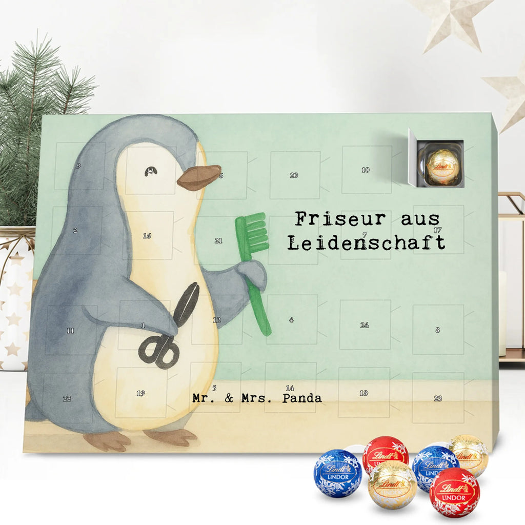 Chocolate advent calendar Hairdresser Passion Design gift, promotion, anniversary, retirement, sayings, job start, gift idea, best, farewell gift, profession, passing exam