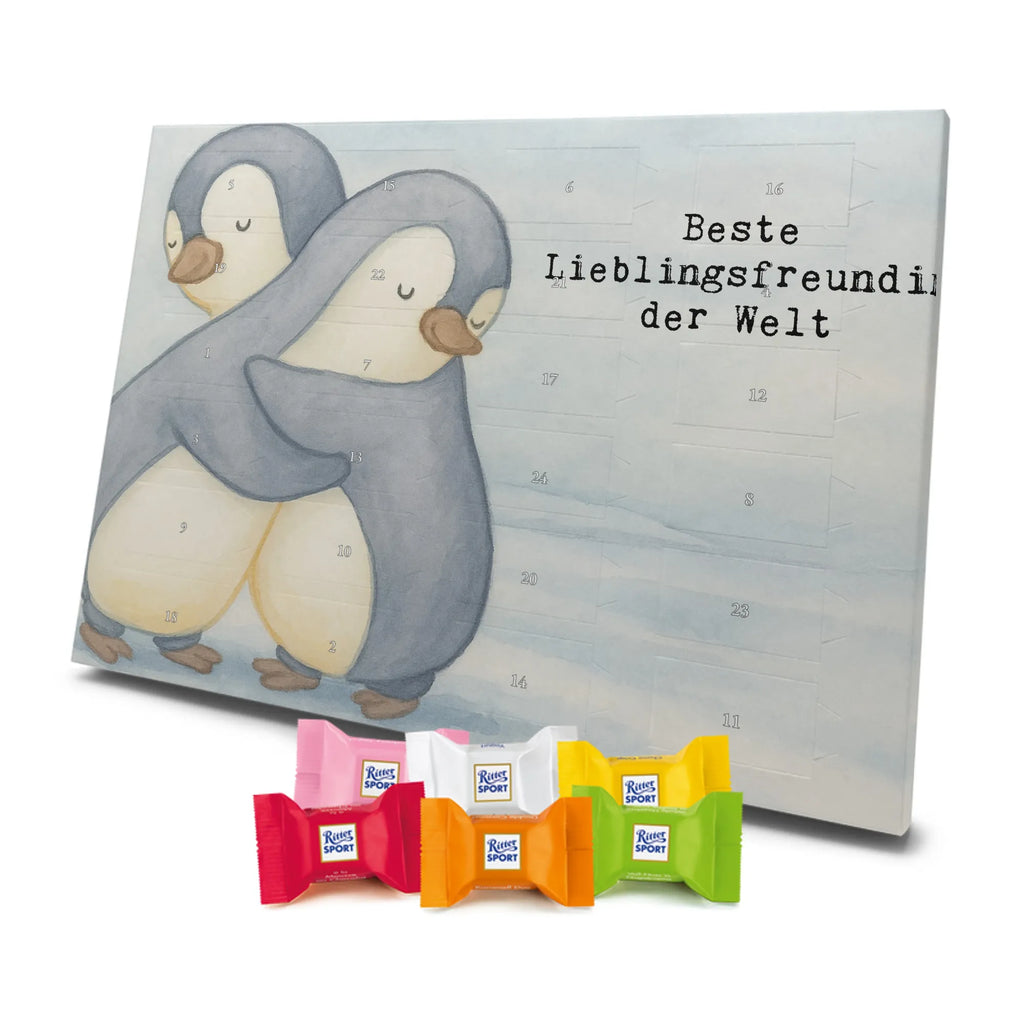 Chocolate advent calendar penguin Best favorite friend in the world Design thank you, birthday, gift idea, birthday present, gift tip, make you happy, giving, for, gift, darling, best friend, favorite person, Favorite friend, girlfriend, heart