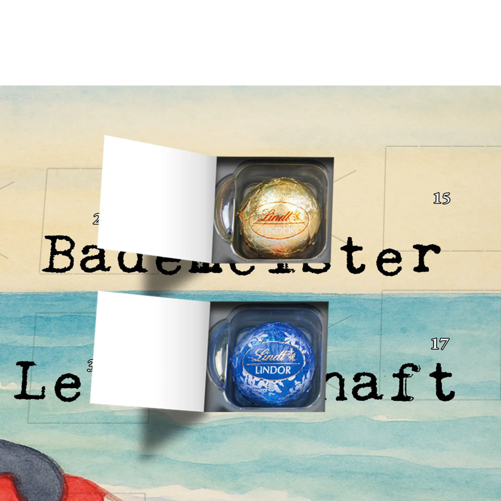 Chocolate advent calendar Lifeguard Passion Design gift, promotion, anniversary, retirement, sayings, job start, gift idea, best, farewell gift, profession, passing exam