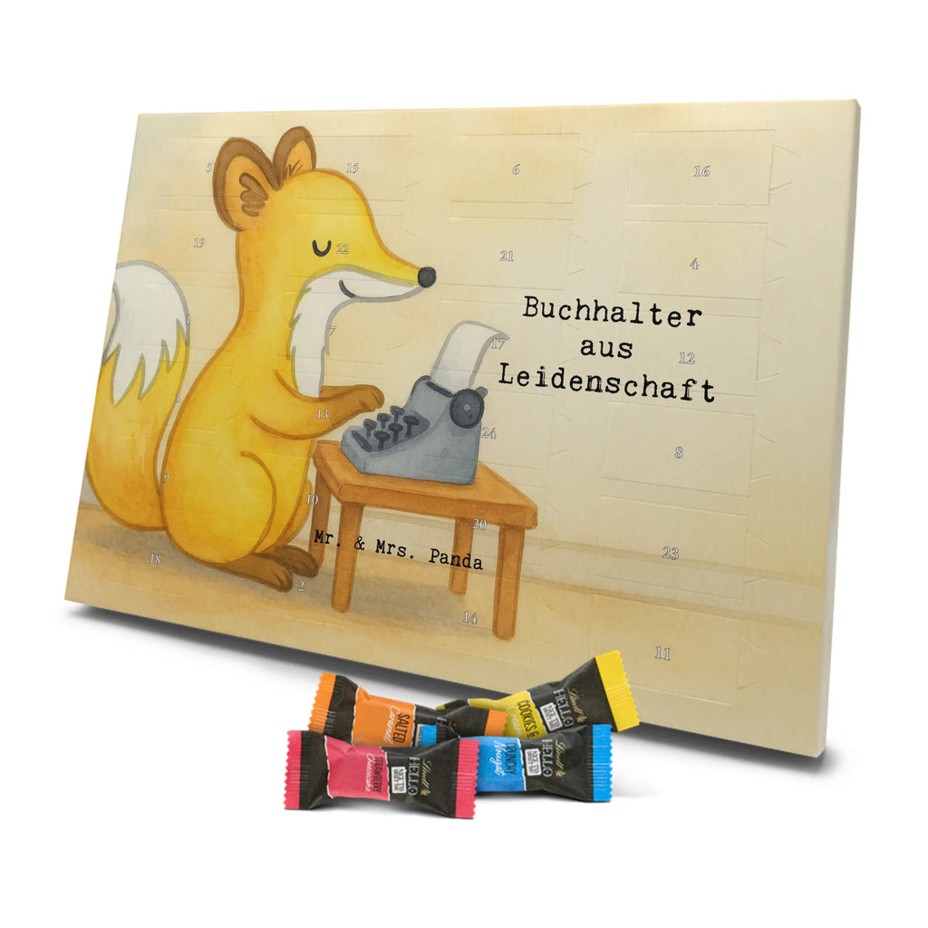 Chocolate advent calendar Accountant Passion Design gift, promotion, anniversary, retirement, sayings, job start, gift idea, best, farewell gift, profession, passing exam