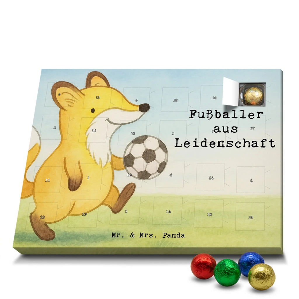 Chocolate advent calendar soccer player Passion Design gift, promotion, anniversary, retirement, sayings, job start, gift idea, best, farewell gift, profession, passing exam