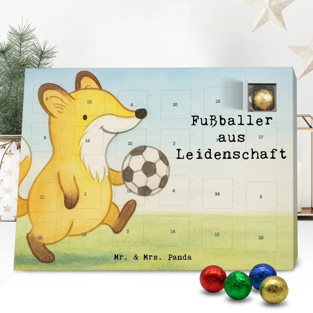 Chocolate advent calendar soccer player Passion Design gift, promotion, anniversary, retirement, sayings, job start, gift idea, best, farewell gift, profession, passing exam
