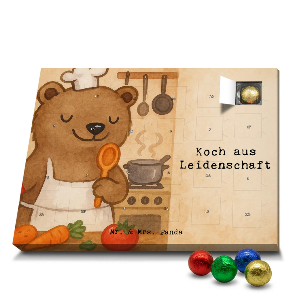 Chocolate advent calendar Cook Passion Design gift, promotion, anniversary, retirement, sayings, job start, gift idea, best, farewell gift, profession, passing exam