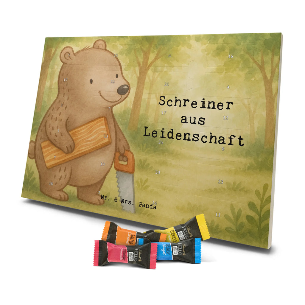 Chocolate advent calendar Carpenter Passion Design gift, promotion, anniversary, retirement, sayings, job start, gift idea, best, farewell gift, profession, passing exam