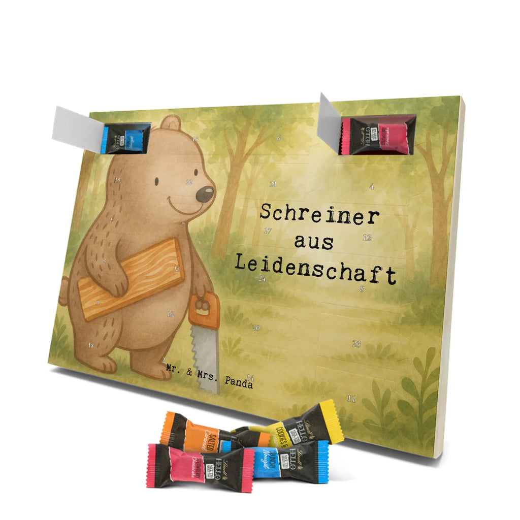 Chocolate advent calendar Carpenter Passion Design gift, promotion, anniversary, retirement, sayings, job start, gift idea, best, farewell gift, profession, passing exam