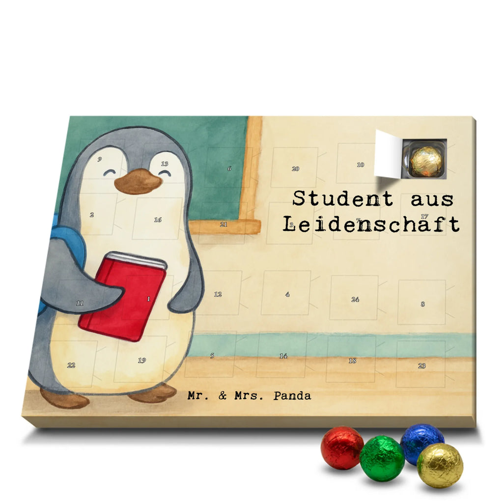 Chocolate advent calendar Student Passion Design gift, promotion, anniversary, retirement, sayings, job start, gift idea, best, farewell gift, profession, passing exam