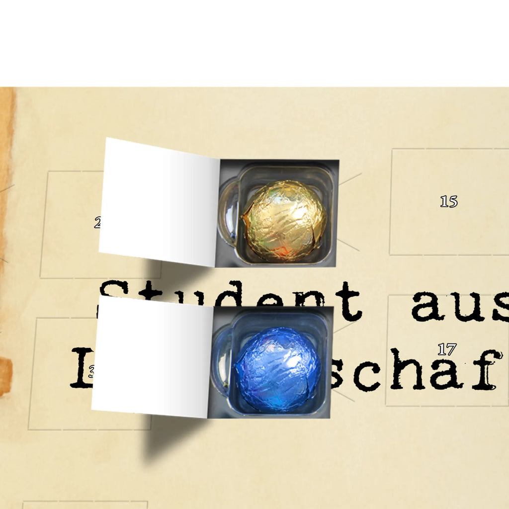 Chocolate advent calendar Student Passion Design gift, promotion, anniversary, retirement, sayings, job start, gift idea, best, farewell gift, profession, passing exam