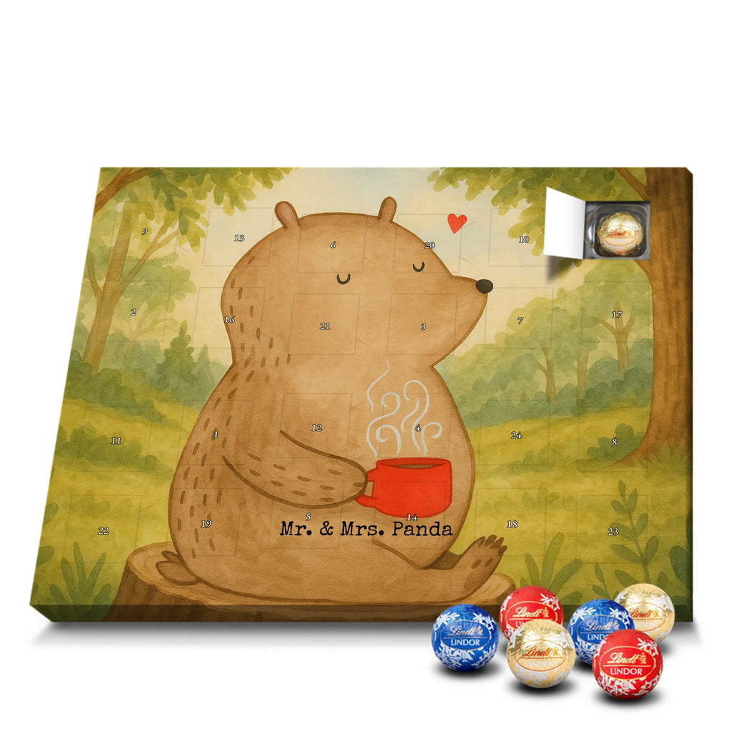 Chocolate advent calendar bear Coffee Design teddy bear, cuddly toy, conquer the world, morning routine, bears, save the world, good morning
